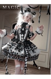 Mie Ye Magic Circus Black White King JSK and Sets(Reservation/Full Payment Without Shipping)